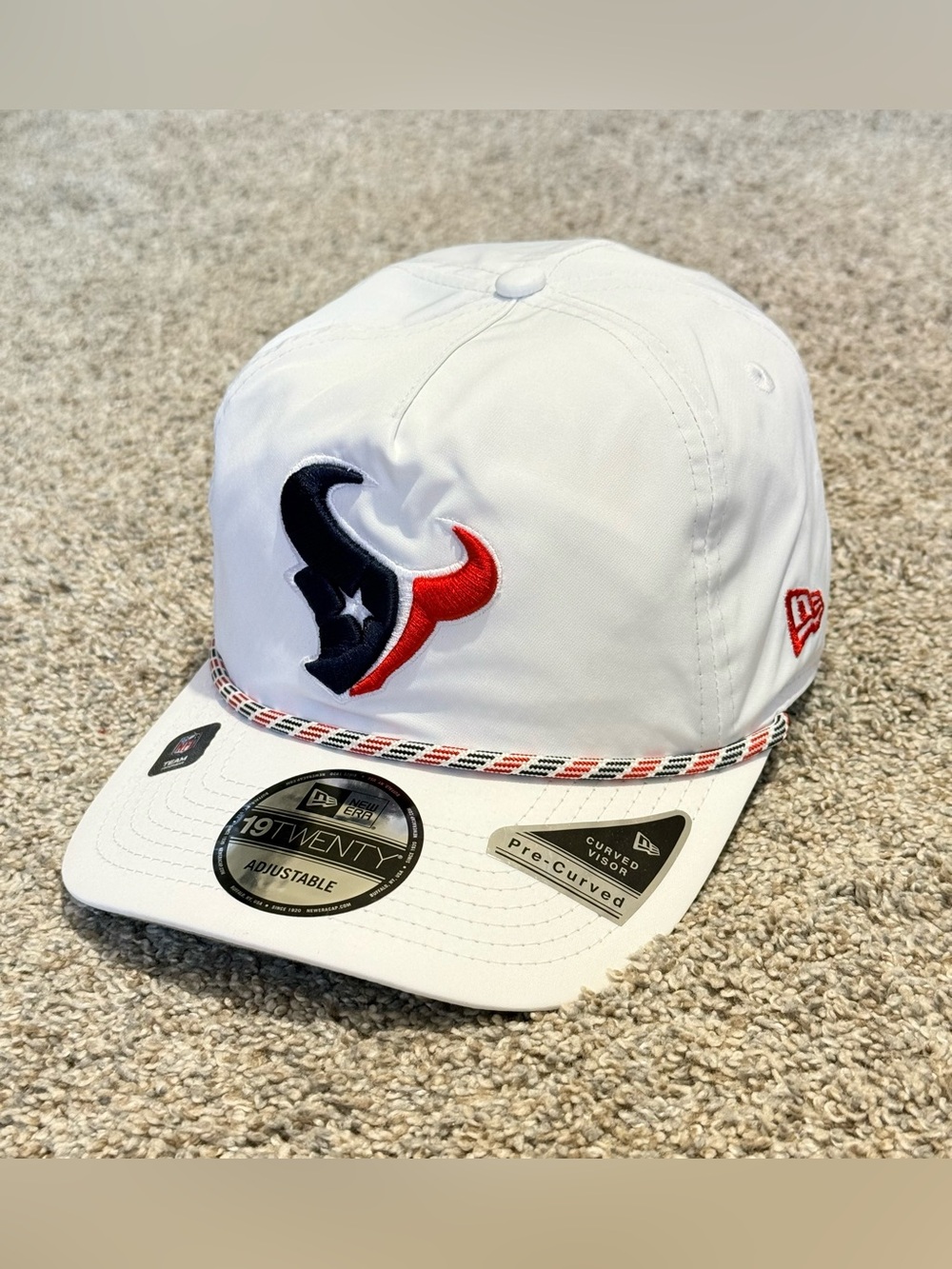 New Era Houston Texans Sideline 19Twenty nylon water resistant Snapback Hat